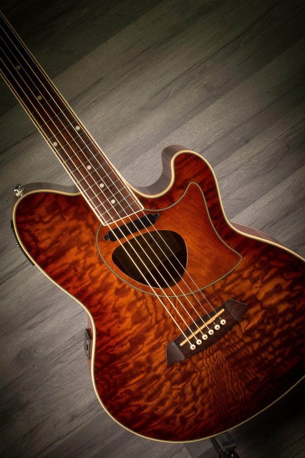 USED - Ibanez TCM50E Vintage Brown Sunburst For Sale