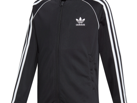 adidas Superstar Track Top Black  White Online Hot Sale