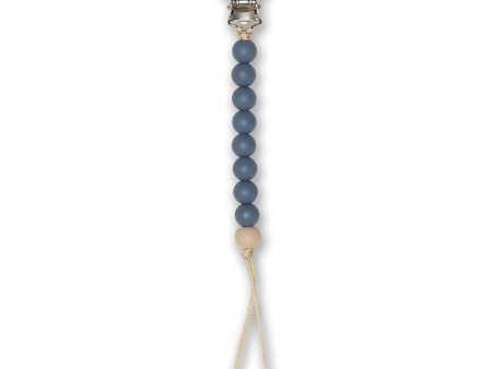 That s Mine Blue Abel Pacifier Strap on Sale