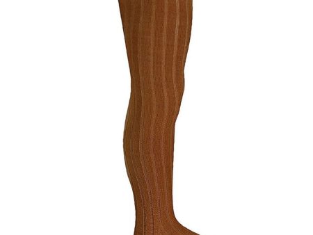 Cóndor Tights Rib Chocolate Online