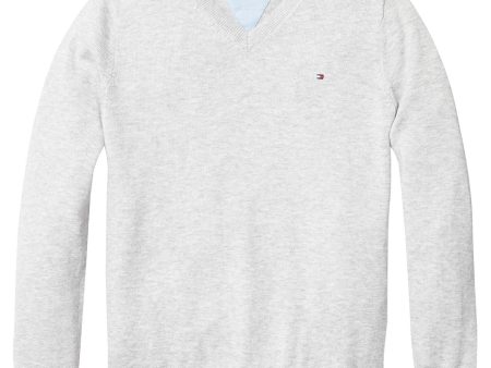 Tommy Hilfiger Boys Basic V-Neck Sweater Online Sale