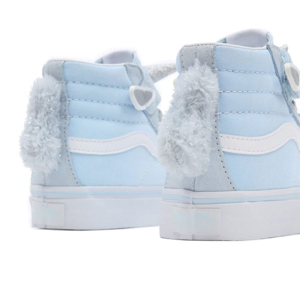 VANS SK8 Hi Unicorn Delicate Blue Silver Shoes Sale