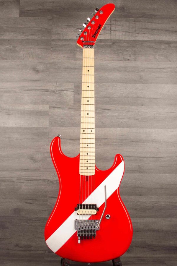 USED - Kramer The 84  Red Diver Down Stripe Hot on Sale