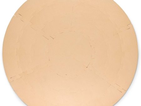 That s Mine Foam Play Mat Round Soft Beige Online Hot Sale