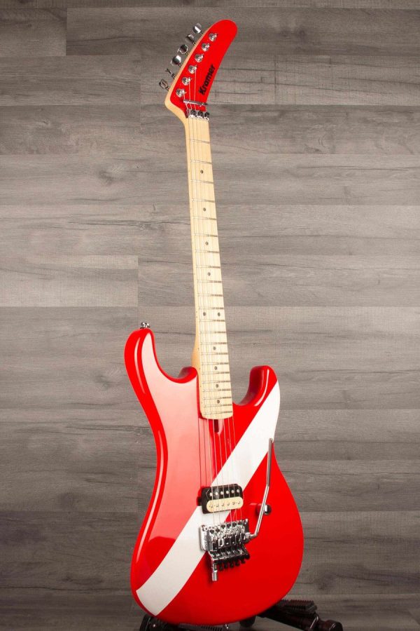 USED - Kramer The 84  Red Diver Down Stripe Hot on Sale