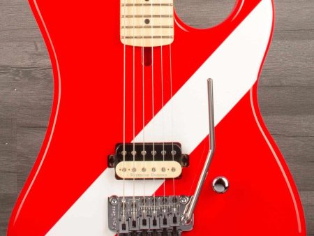 USED - Kramer The 84  Red Diver Down Stripe Hot on Sale