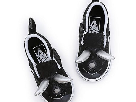 VANS TD Triceratops Slip-On V Dino Sneakers Dino Black True White For Discount