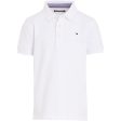 Tommy Hilfiger Boy Tommy Polo T-Shirt Bright White For Sale