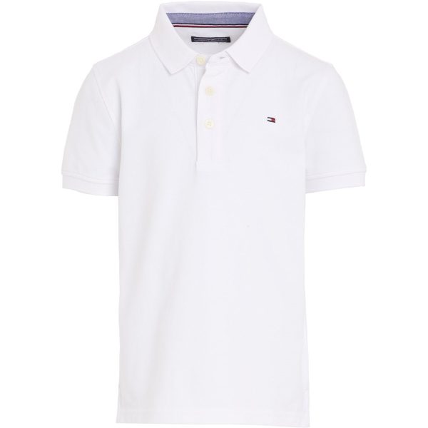 Tommy Hilfiger Boy Tommy Polo T-Shirt Bright White For Sale