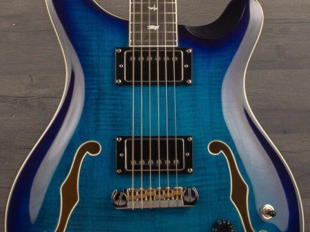 USED - PRS SE Hollowbody II Faded Blue Burst Hot on Sale