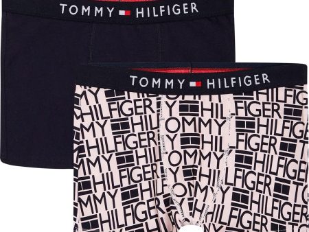 Tommy Hilfiger Boy 2-pack Trunk Flag Logo Desert Sky Fashion