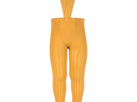 Cóndor Tights Rib Mustard on Sale