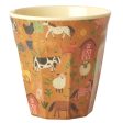 RICE Brown Farm Totable Medium Melamine Cup For Sale