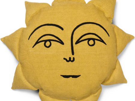 Ferm Living Sun Pillow Yellow Hot on Sale