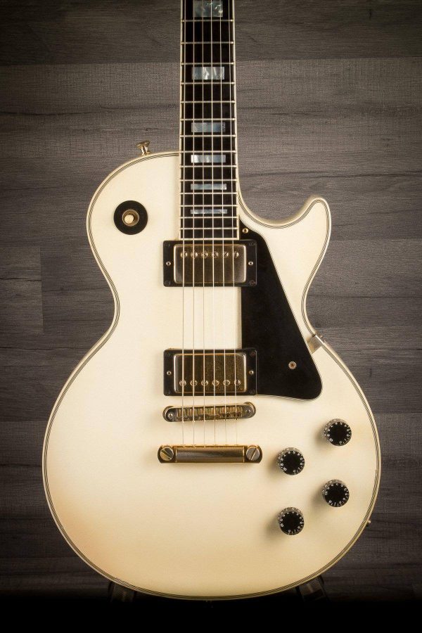 USED - Gibson Les Paul Custom Standard - 2002 Alpine White on Sale