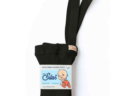 Silly Silas Footed Tights Black Discount