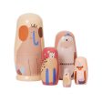 Ferm Living Critter Nesting Dolls Pale Yellow Supply