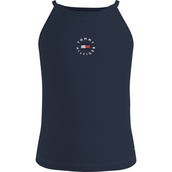 Tommy Hilfiger Heritage Graphic Tank Top Twilight Navy Discount