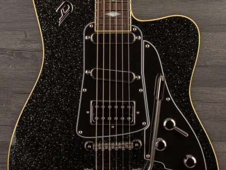 Duesenberg Paloma Black sparkle Electric Guitar Incl. gig bag Online Sale