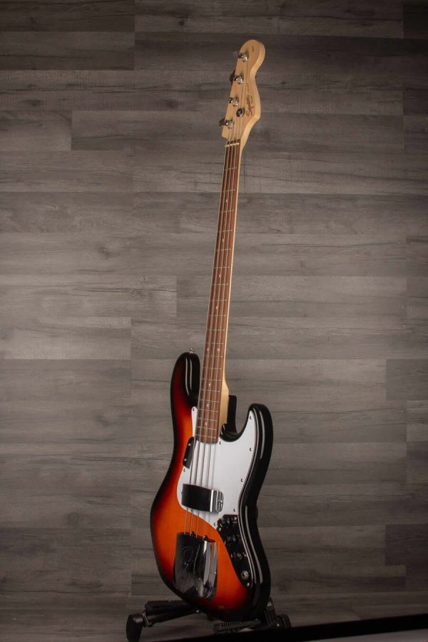 USED - Squier Affinity Jazz Bass Guitar - Sunburst on Sale