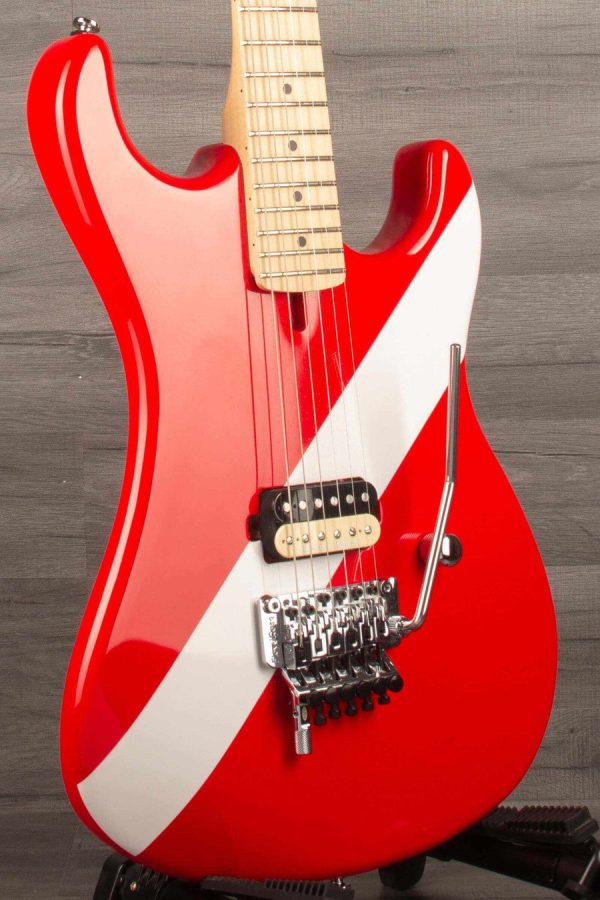 USED - Kramer The 84  Red Diver Down Stripe Hot on Sale