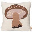 Ferm Living Forest Embroidered Cushion Porcini Hot on Sale