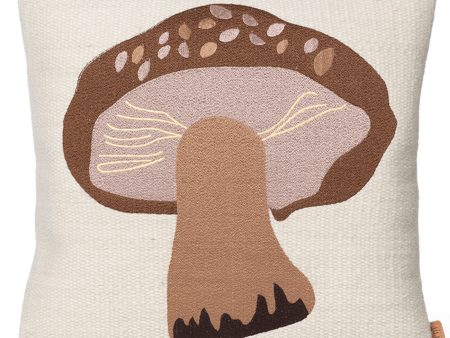 Ferm Living Forest Embroidered Cushion Porcini Hot on Sale