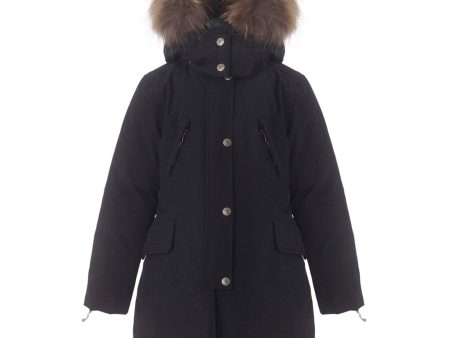 Ver de Terre Eskimo Girls Dunjakke m. Pels Black For Discount