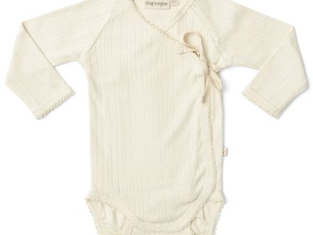 That s Mine Antique White Ava Wrap Baby Body For Cheap