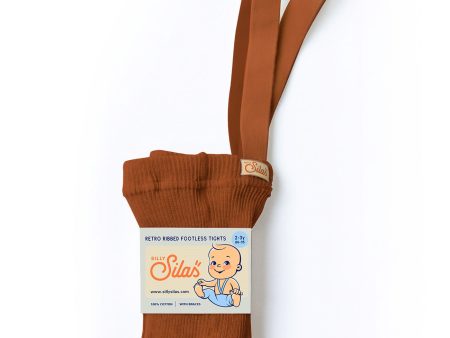 Silly Silas Footless Tights Cinnamon Fashion