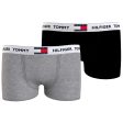 Tommy Hilfiger Boxershorts 2-pak Black  Medium Grey Online now