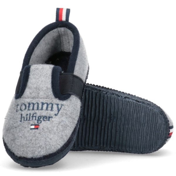 Tommy Hilfiger Indoor Slipper Grey Hot on Sale