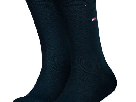 Tommy Hilfiger Boy 2-pak Basic Socks Midnight Blue For Sale