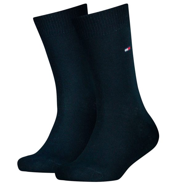 Tommy Hilfiger Boy 2-pak Basic Socks Midnight Blue For Sale