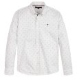 Tommy Hilfiger Str. Jersey Mini AOP Shirt White For Sale