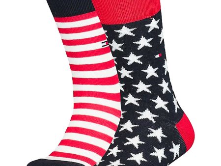 Tommy Hilfiger Kids 2-pack Socks Stars Tommy Original Discount