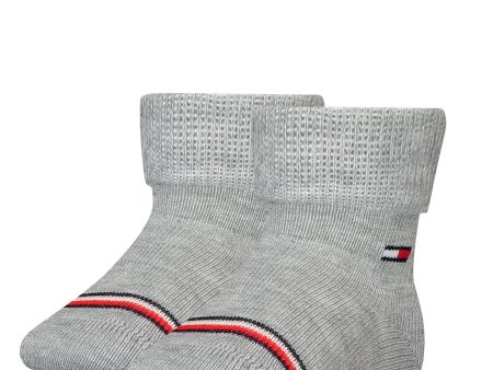 Tommy Hilfiger Baby 2-Pack Socks Light Grey Melange Online