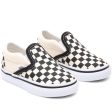 VANS Classic Slip-On Black White Checkerboard Sko Cheap