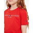 Tommy Hilfiger Essential T-Shirt Deep Crimson Cheap