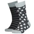 Tommy Hilfiger Kids 2-pack Socks Stars Black Striped Online Hot Sale