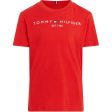 Tommy Hilfiger Essential T-Shirt Deep Crimson Cheap