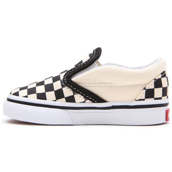 VANS Classic Slip-On Black White Checkerboard Sko Cheap