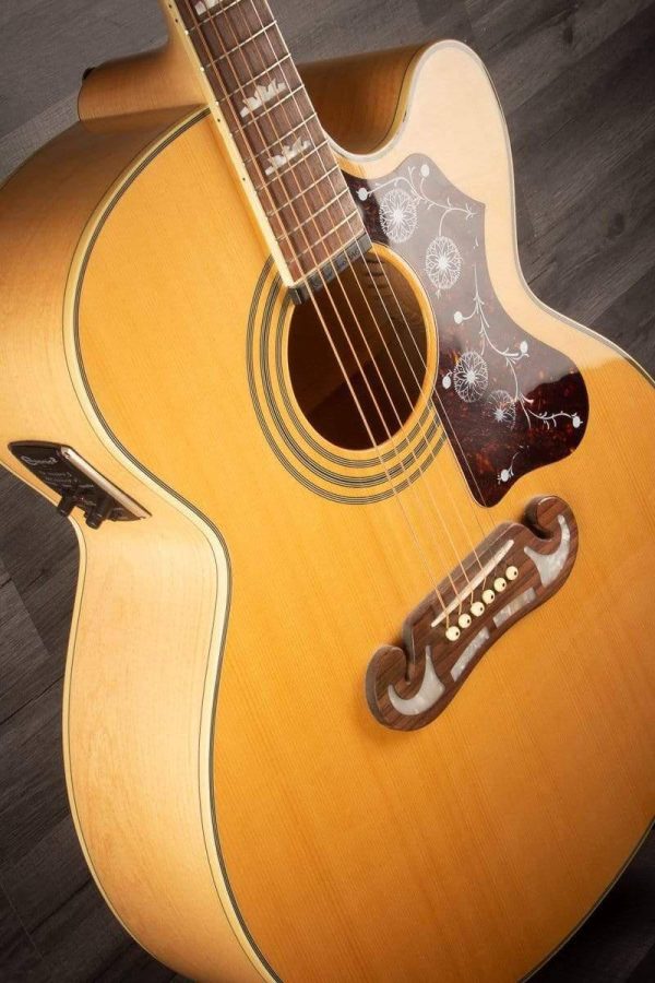 USED - Epiphone EJ-200CE Natural with Gig Bag Discount