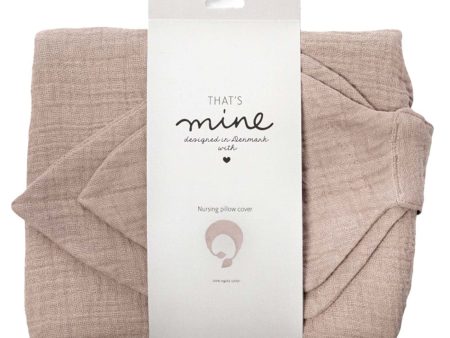 That s Mine Nursing Pillow Cover Feather Grey Discount