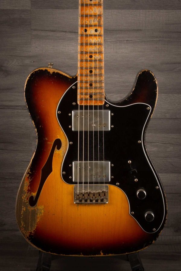 USED - 2019 Fender Custom Shop Master built (Dale Wilson)  72 Thinline Tele Heavy Relic on Sale