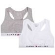 Tommy Hilfiger Bralette Mid Grey Heather White Sale