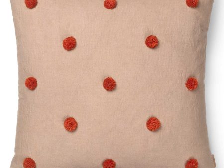 Ferm Living Dot Tufted Cushion Camel Red Cheap