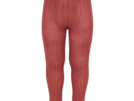 Cóndor Tights Rib Marsala Fashion