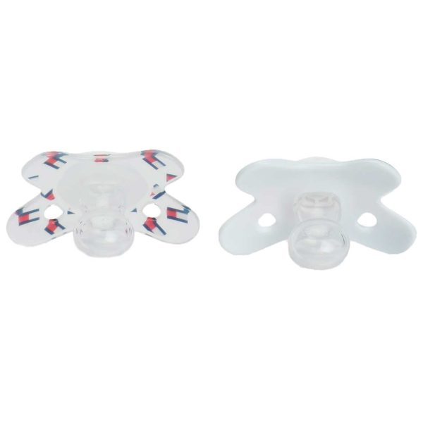 Tommy Hilfiger Baby Unisex Dummies 2-pack Pacifier White For Sale