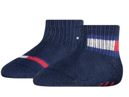 Tommy Hilfiger Baby Flag Socks 2-pack Tommy Original Online Hot Sale